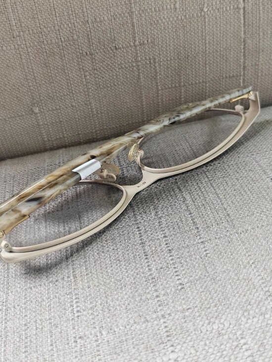 Women Eyeglasses Frame XREH41S Beige Brown Eyewear Glasses Frame NWT $70 main image 5